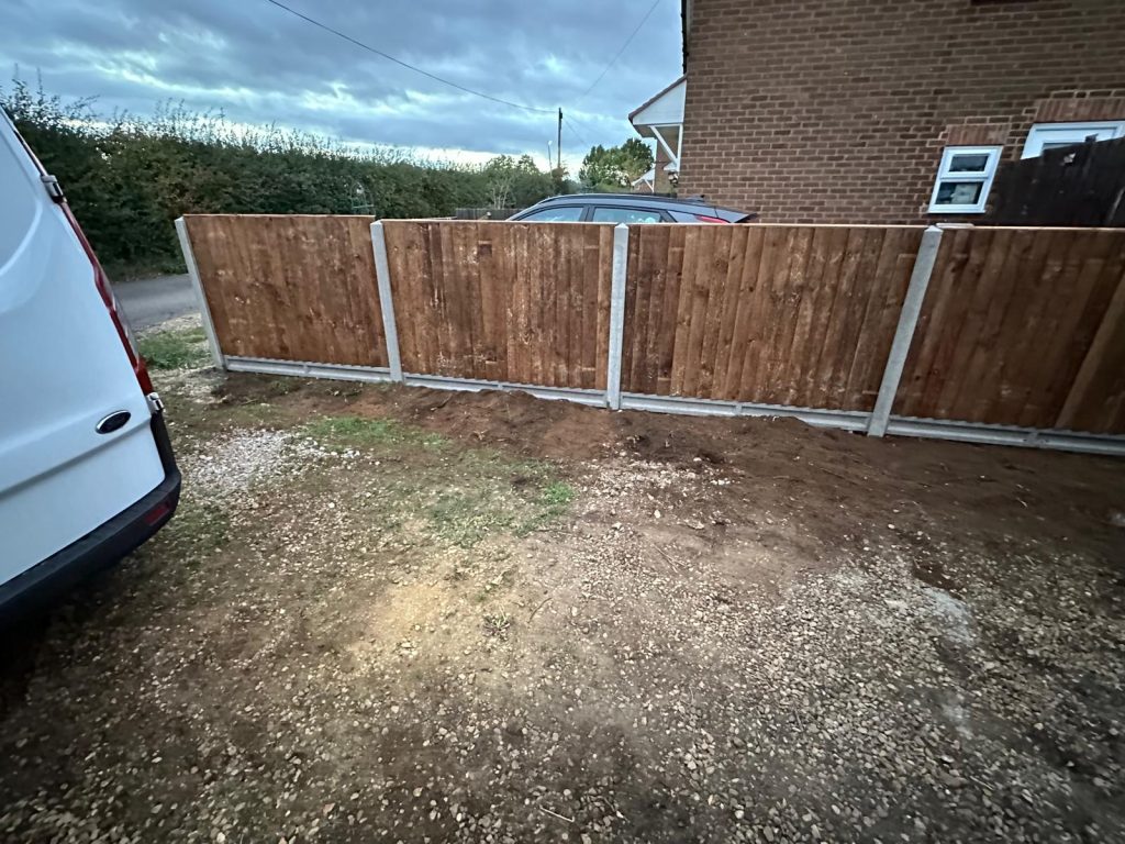 Garden and fence in Cambridge